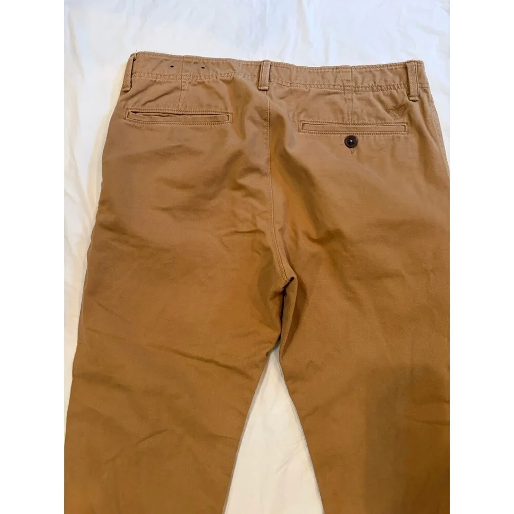 American Eagle Pants Men’s 34x32 Tan Relaxed Straight Khakis